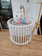 Mooie ronde babybox inclusief kleed, Kinderen en Baby's, Boxen, Ophalen, Gebruikt, Rond, Wieltjes