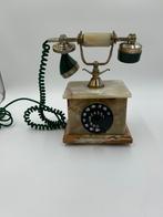 Italiaanse Vintage Onyx Telefoon – ‘Made in Italy, Ophalen of Verzenden