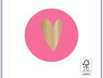 Sluitstickers flamingo pink per 5 stickers, Verzenden, Nieuw, Meerdere stickers