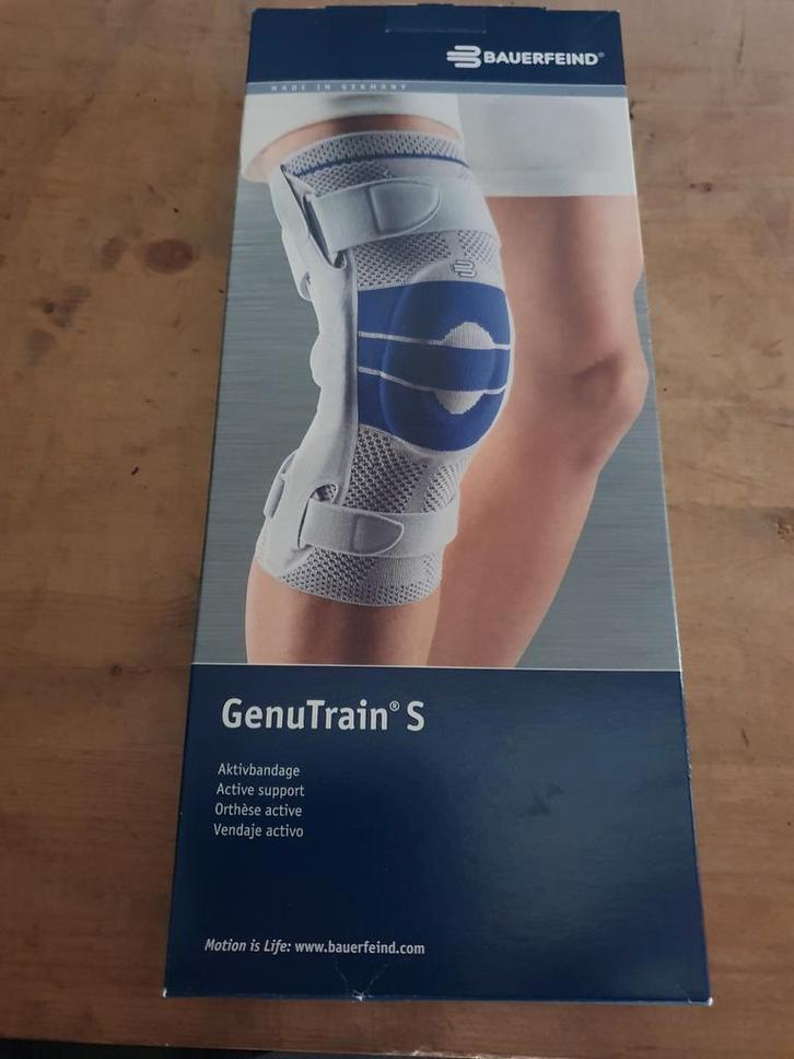 Kniebrace Bauerfeind GenuTrain S in maat 2 / L, Diversen, Braces, Nieuw, Ophalen