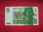 Lot bankbiljet Nederland 5 Gulden Joost van den Vondel 1973., Postzegels en Munten, Bankbiljetten | Nederland, Verzenden, 5 gulden