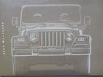 Jeep Wrangler 10-2001 Brochure, Boeken, Auto's | Folders en Tijdschriften, Verzenden, Overige merken