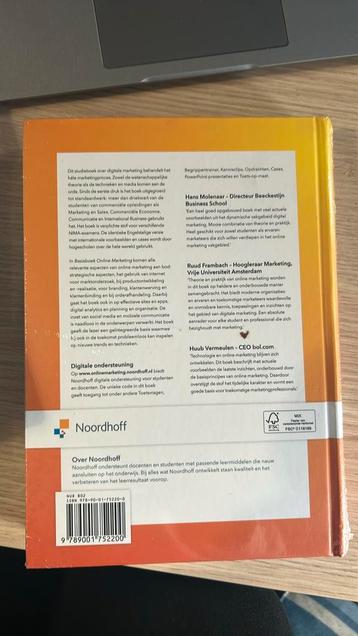 Basisboek Online Marketing - Visser & Sikkenga beschikbaar voor biedingen