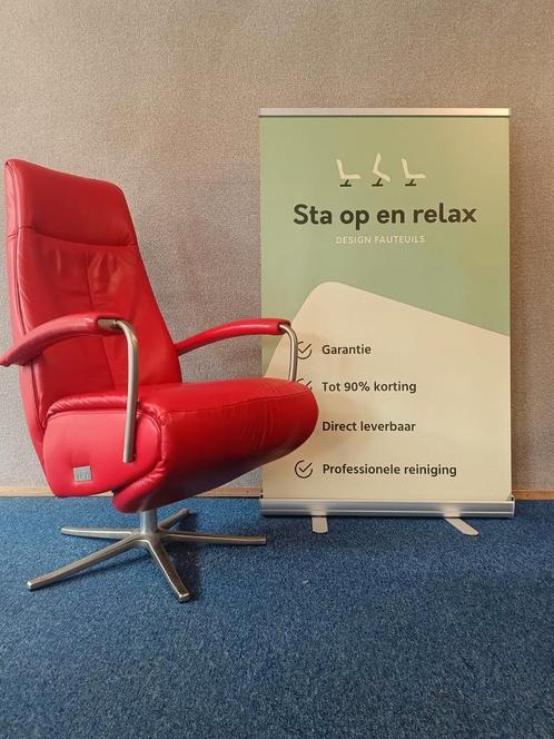 Elektrische relax fauteuil Prominent C102 op accu 🔋, Huis en Inrichting, Fauteuils, Zo goed als nieuw, 50 tot 75 cm, Minder dan 75 cm
