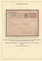 Poststuk uit Nederland 1914 mengfrankering. Zie afbeelding., Ophalen of Verzenden, Brief