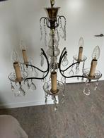 Vintage Kroonluchter Jaren 60, Huis en Inrichting, Lampen | Kroonluchters, Ophalen of Verzenden, Gebruikt, Glas