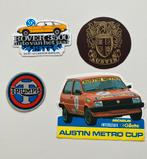 4 vintage auto stickers Rover Austin en Triumpf, Verzamelen, Stickers, Zo goed als nieuw, Verzenden