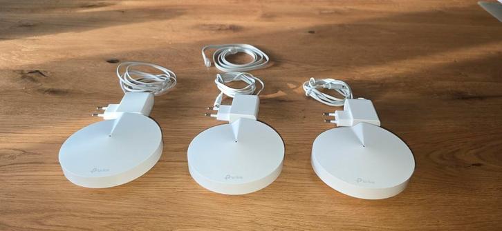 🛜 TP-Link Deco M5 (3-pack) – Krachtige Mesh WiFi, Computers en Software, Routers en Modems, Zo goed als nieuw, Ophalen of Verzenden