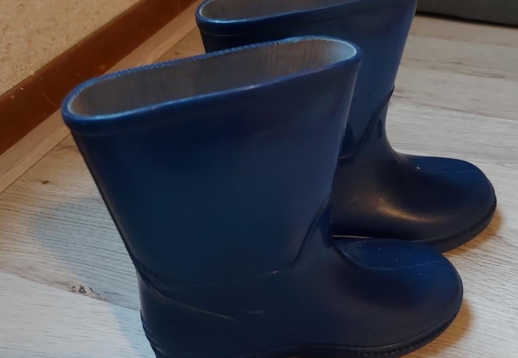 Regenlaarsjes maat 23 - Blauw, Kinderen en Baby's, Kinderkleding | Schoenen en Sokken, Gebruikt, Jongen of Meisje, Ophalen of Verzenden