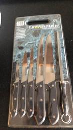 Nieuw messenset, Huis en Inrichting, Keuken | Bestek, Ophalen of Verzenden, Zo goed als nieuw, Rvs of Chroom