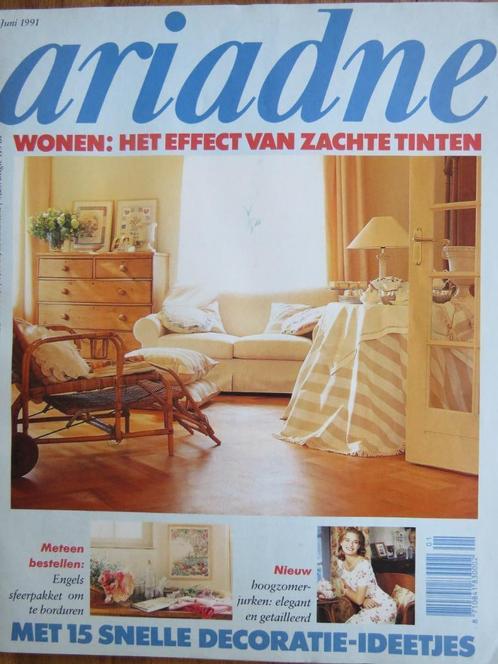 Ariadne handwerken juni 1991 zomerjurken naaien patronen, Boeken, Hobby en Vrije tijd, Zo goed als nieuw, Borduren en Naaien, Ophalen of Verzenden