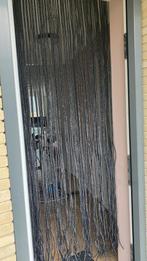 Zwarte deurgordijn / vliegengordijn luxe 100x230cm, Ophalen, Nieuw
