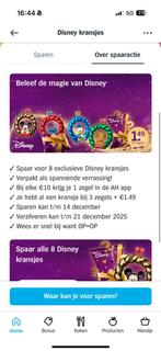 4 spaar kaarten kerstkransjes AH, Tickets en Kaartjes, Twee personen, Kortingsbon