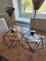 Set van 2 hanglampen, Ophalen, Gebruikt, Metaal, Modern