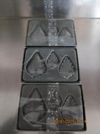 Glazen Kristal achtige Hangers 3 maten 9 stuks, Ophalen of Verzenden, Gebruikt