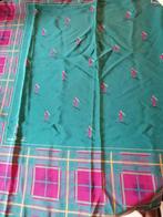 Zijde Vintage Italiaanse  sjaal, Ophalen of Verzenden, Zo goed als nieuw, One size fits all