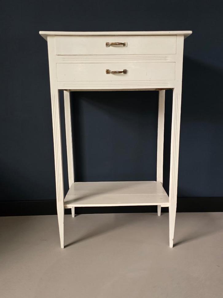 Brocante Nachtkastje / Halkastje, Antiek en Kunst, Curiosa en Brocante, Ophalen