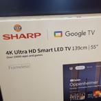 Sharp 55GL4460 55inch 4K UHD Google Smart LED | Nieuw, Audio, Tv en Foto, Televisies, Nieuw