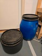 Twee voertonnen, gebruikt, Ophalen of Verzenden