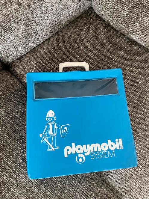 Playmobil System Ridders Blauwe Koffer, Kinderen en Baby's, Speelgoed | Playmobil, Zo goed als nieuw, Ophalen of Verzenden