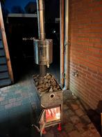 Sauna kachel / houtkachel, Tuin en Terras, Ophalen, Zo goed als nieuw