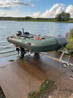 Rubber boot met trailer en optioneel motor, Watersport en Boten, Buiten- en Binnenboordmotoren, Ophalen of Verzenden, Zo goed als nieuw