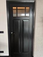 Lundia Hardhouten Binnendeur met Canale glas, Doe-het-zelf en Verbouw, Gebruikt, 80 tot 100 cm, Binnendeur, Ophalen of Verzenden