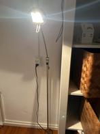 Staande (lees) lamp zilver, Huis en Inrichting, Lampen | Vloerlampen, Ophalen, Zo goed als nieuw, 150 tot 200 cm