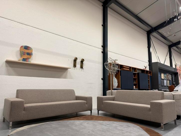 2 Nieuw Gelderland 6511 Bankstel 3 & 2,5 Andes Taupe Bank, Huis en Inrichting, Banken | Bankstellen, Nieuw, Rechte bank, Driepersoons