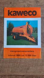 Folder KAWECO mengmestverspreiders, giertonnen, Ophalen of Verzenden, Zo goed als nieuw, Folder