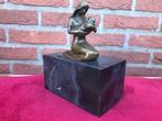 bronzen beeldje, moeder met kind, Antiek en Kunst, Ophalen of Verzenden, Brons