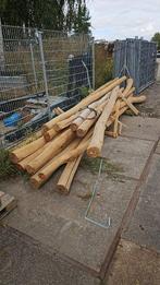 Robinia houten palen diverse diameters en lengtes, Doe-het-zelf en Verbouw, Hout en Planken, Ophalen, Zo goed als nieuw, Balk