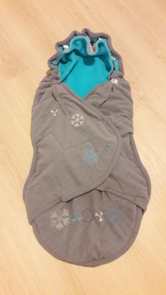 Voetenzak Lodger bunker grijs/blauw, Kinderen en Baby's, Dekens, Slaapzakjes en Inbakerproducten, Gebruikt, Overige typen, 85 tot 100 cm