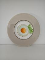 wandbordje - schoteltje - spiegelei met sla, Ophalen of Verzenden, Nieuw