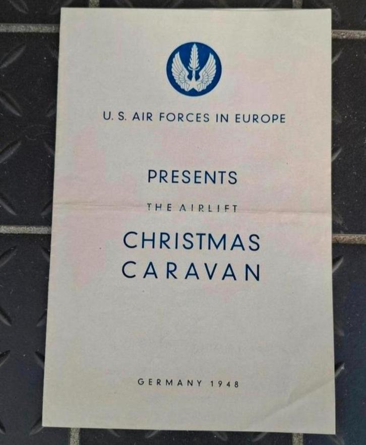 1948 - US - Christmas Program Airforce in Germany, Verzamelen, Militaria | Tweede Wereldoorlog, Luchtmacht, Boek of Tijdschrift