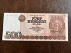 DDR 500 mark 1985 UNC, Postzegels en Munten, Bankbiljetten | Europa | Niet-Eurobiljetten, Ophalen of Verzenden, Duitsland, Los biljet