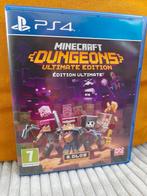 Minecraft Dungeons Ultimate Edition PS4, Avontuur en Actie, Ophalen of Verzenden, Zo goed als nieuw, 3 spelers of meer