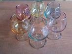 Finelsa Spanje pastel glazen jaren '60 vintage, Verzamelen, Glas en Borrelglaasjes, Ophalen of Verzenden, Zo goed als nieuw, Overige typen