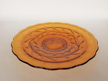 Fruitschaal Scailmont Persglas Art Deco beschikbaar voor biedingen