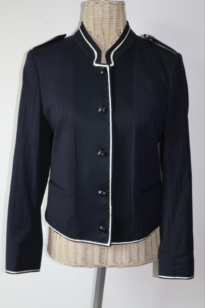 Maison Scotch Jasje Maat 40 / L, Kleding | Dames, Jasjes, Kostuums en Pakken, Jacob Heinenstraat 210181 AH Amsterdam, Blauw, Scotch & Soda