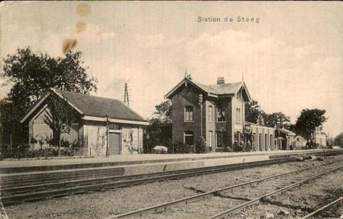 De Steeg - Station, Verzamelen, Ansichtkaarten | Nederland, Gelopen, Gelderland, Voor 1920, Ophalen of Verzenden