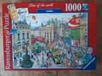 Cities of the World puzzel Londen 1000 stukjes Ravensburger, Ophalen of Verzenden, 500 t/m 1500 stukjes, Zo goed als nieuw