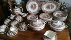 12 pers. Eet+koffie servies castillo bruin van P Regout, Antiek en Kunst, Antiek | Servies compleet, Ophalen