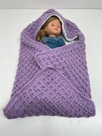 Omslagdoek Handgemaakt Gehaakt Paars, Kinderen en Baby's, Dekens, Slaapzakjes en Inbakerproducten, Ophalen of Verzenden, Zo goed als nieuw