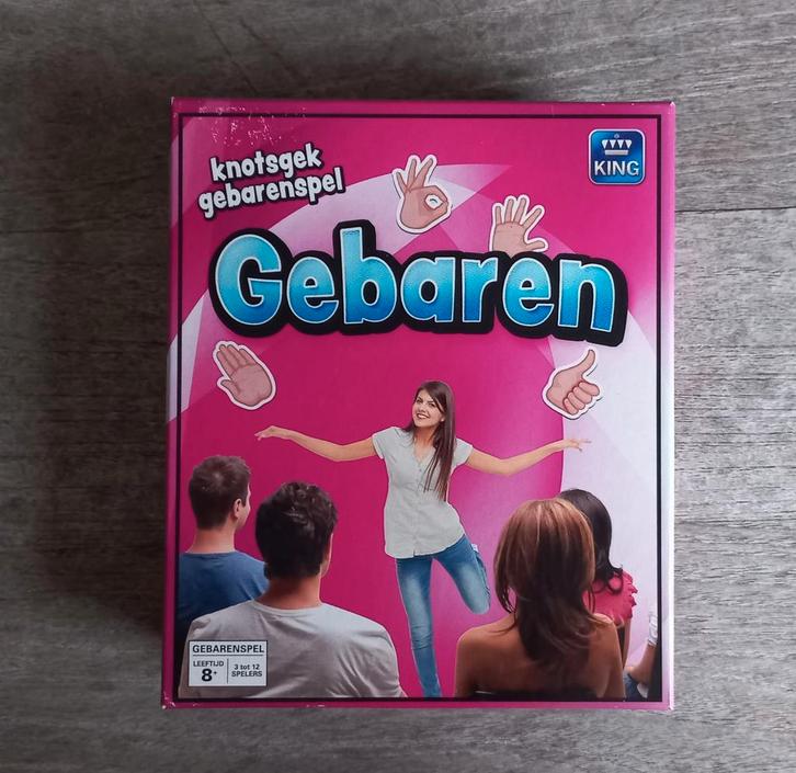 Gebaren spel., Hobby en Vrije tijd, Gezelschapsspellen | Kaartspellen, Zo goed als nieuw, Ophalen of Verzenden