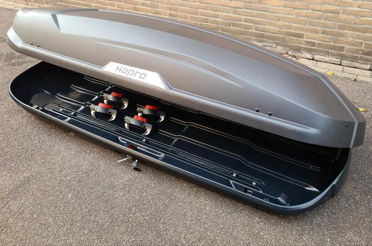 Zeer mooie grote Hapro Trivor 560 PF XL dakkoffer skibox, Auto diversen, Dakkoffers, Zo goed als nieuw, Ophalen of Verzenden