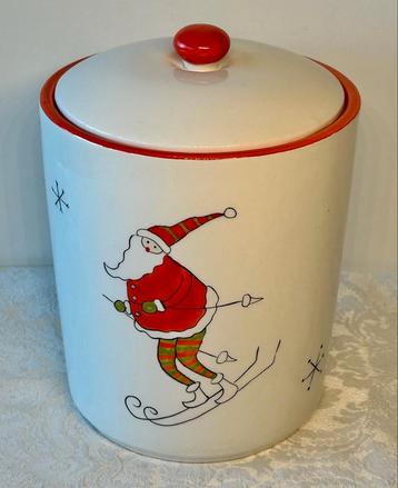 Kerst koekjespot keramiek beschikbaar voor biedingen