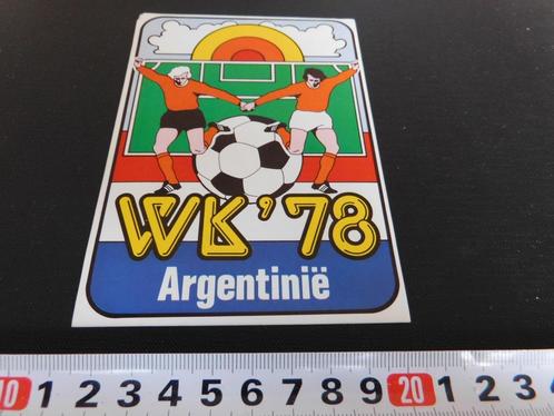 sticker Voetbal WK '78 Argentinië, Verzamelen, Stickers, Zo goed als nieuw, Bedrijf of Vereniging, Ophalen