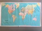 Wereldkaart poster110x183, Verzamelen, Ophalen of Verzenden, Zo goed als nieuw, A1 t/m A3