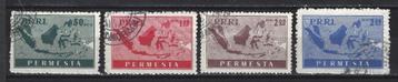 Indonesie PERMESTA 1 - 4 geb 1957 OOK VEEL JAPANSE BEZETTING beschikbaar voor biedingen